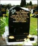 Black Granite Memorial Image