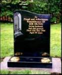 Black Granite Memorial Image