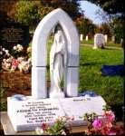 White Marble Memorial Image