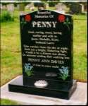 Black Granite Memorial Image