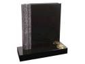 Black & Blue Granite Memorial Image