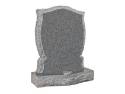 Rustic Pitched Grey Granite Memorial Image